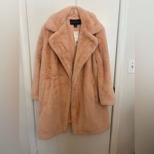 French Connection Women’s Teddy Jacket in Dusty Pink NWT